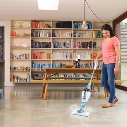 Black & Decker BHSM166DSM nettoyeur vapeur Steam mop 0,5 L 1600 W Couleur aqua, Blanc - Vue supplémentaire 8