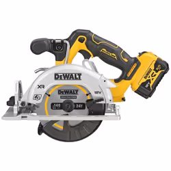 DeWALT DCS512P2-QW scie circulaire portative 14 cm Noir, Jaune 3600 tr/min
