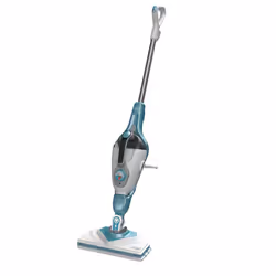 Black & Decker Steam-Mop, Steam mop, 0,5 L, Bleu, Blanc, Boutons, 6 m, 1600 W