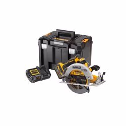 Scie circulaire sans fil DeWalt DCS573T1-QW; 18 V; 1x6,0 Ah accu.