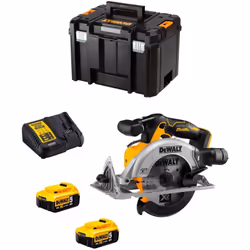Scie Circulaire DeWALT DCS565 - Moteur Brushless pour plus d'autonomie, plus de performance et de durabilité - Levier d'ajust ...