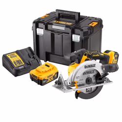 Scie circulaire sans fil DeWalt DCS565P2; 18 V; 2x5,0 Ah accu.
