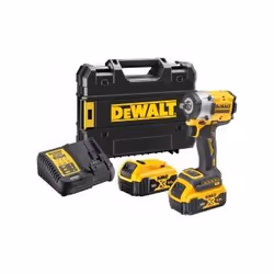 Clé à chocs DeWalt DCF921P2T-QW; 18 V; 2x5,0 Ah accu.
