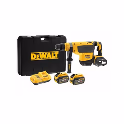 Perforateur SDS-Max XR Flexvolt 54V 13,3J - DEWALT - avec 2 batteries 54V 3Ah - chargeur - coffret - DCH735X2-QW