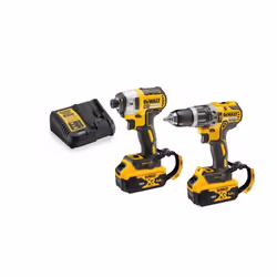 Ensemble d'outils DeWalt DCK266P2LR-QW (DCD796 + DCF887); 18 V; 2x5,0 Ah accu.