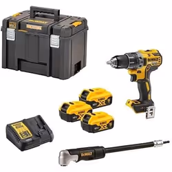 Perceuse-visseuse sans fil DeWalt DCD791P3A-QW; 18 V; 3x5,0 Ah accu. + Pièce jointe