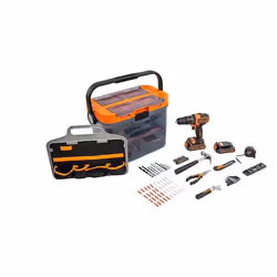 Perceuse Black & Decker BCKSB04-QW; 18 V; 2x1,5 Ah accu. + Accessoires
