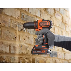 Perceuse Black & Decker BCKSB04-QW; 18 V; 2x1,5 Ah accu. + Accessoires - Vue supplémentaire 4