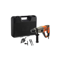 Marteau perforateur filaire - 800W - black+decker - accessoires - coffret - BEHS02A-QS