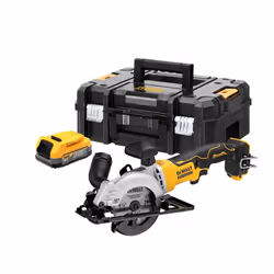 Meuleuse d'angle DeWalt DCS571E1T-XJ; 18 V; 1x1,7 Ah accu.