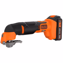 Outil Multi-fonction Black & Decker BDCOS18D1K-QW; 18 V; 1x2,0 Ah batterie. + accessoires - Vue supplémentaire 5
