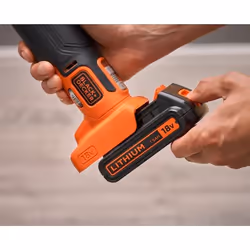 Outil Multi-fonction Black & Decker BDCOS18D1K-QW; 18 V; 1x2,0 Ah batterie. + accessoires - Vue supplémentaire 7