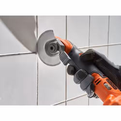 Outil Multi-fonction Black & Decker BDCOS18D1K-QW; 18 V; 1x2,0 Ah batterie. + accessoires - Vue supplémentaire 8