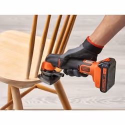 Outil Multi-fonction Black & Decker BDCOS18D1K-QW; 18 V; 1x2,0 Ah batterie. + accessoires - Vue supplémentaire 9