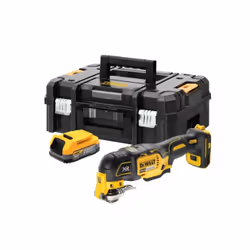 Outil Multi-fonction DeWalt DCS356E1T-XJ; 18 V; 1x1,7 Ah accu.