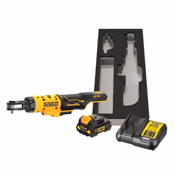 DeWALT DCF504L1G-QW clé pneumatique 1/4" 250 tr/min 54 N·m Noir, Jaune 12 V
