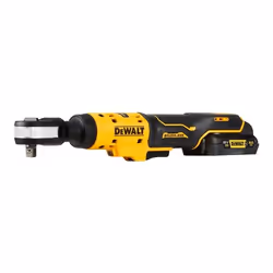 DeWALT DCF503L1G-QW, Douille à choc, Sans brosse, Noir, Jaune, 3/8", 250 tr/min, 81 N·m