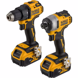 Ensemble d'outils DeWalt DCK2061P2T-QW (DCD709 + DCF809); 18 V; 2x5,0 Ah accu.
