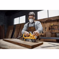 Ponceuse à bande DeWalt DCW220P2-QW; 18 V; 2x5,0 Ah accu.