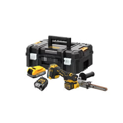 Ponceuse à bande DeWalt DCM200E2T-QW; 18 V; 2x1,7 Ah accu.