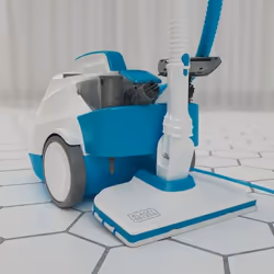 Black & Decker BHSMP2008-QS nettoyeur vapeur Nettoyeur vapeur traineau 1,2 L 2000 W Bleu, Gris, Blanc - Vue supplémentaire 7