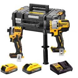Dewalt DCK2052H1E1T-QW Set DCD999 perceuse à percussion et DCF850 clé à choc sans fil 18V - 1X5.0Ah + 1X1.7Ah Batteries PowerStack + chargeur en