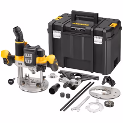 DeWALT DCW620NT-XJ, Socle plongeant, Sans brosse, Noir, Jaune, 23000 tr/min, 8 (5/16"), 12.7 (1/2"), 11000 tr/min