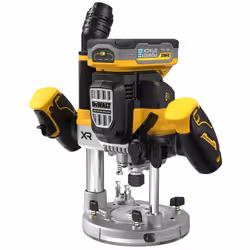 Routeur DeWalt DCW620H2-QW; 18 V; 2x5,0 Ah accu.