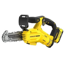 Scie élagueuse électrique sans fil + 2 batteries 4Ah + chargeur - STANLEY FATMAX - SFMCPS415D1-QW - 18V - Chaîne 15cm