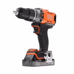 Perceuse à percussion Black & Decker BCD383D1XC-QW; 18 V; 1x2,0 Ah accu. + Chargeur