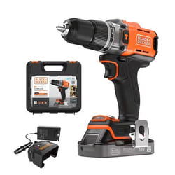 Perceuse Black & Decker BCD383D1XK-QW; 18 V; 1x2,0 Ah accu.