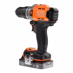 Perceuse Black & Decker BCD383D1XK-QW; 18 V; 1x2,0 Ah accu.