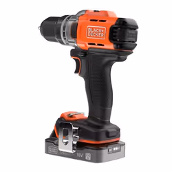 Perceuse Black & Decker BCD382D2XK-QW; 18 V; 2x2,0 Ah accu.