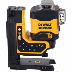 Caractéristiques du produit : Laser à ligne DEWALT 18V 3x360° avec télécommande Lignes laser vertes bien visibles avec layout ...