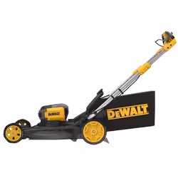 DeWALT DCMWSP660N-XJ tondeuse à gazon Marcher derrière un tracteur tondeuse Batterie Jaune - Vue supplémentaire 3