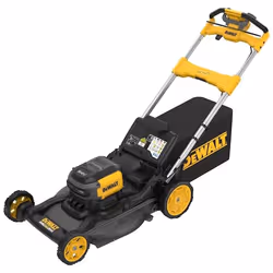 DeWALT DCMWSP660N-XJ tondeuse à gazon Marcher derrière un tracteur tondeuse Batterie Jaune - Vue supplémentaire 4
