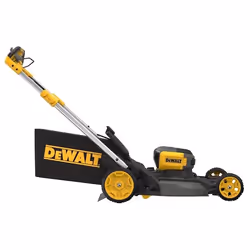 DeWALT DCMWSP660N-XJ tondeuse à gazon Marcher derrière un tracteur tondeuse Batterie Jaune - Vue supplémentaire 5