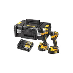 Dewalt - Kit perceuse et visseuse á choc, chargeur et batteries DCK2051P2T-QW 2 pièces