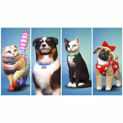Electronic Arts Les Sims 4 + Les Sims 4 : Chiens et chats Bundle PlayStation 4