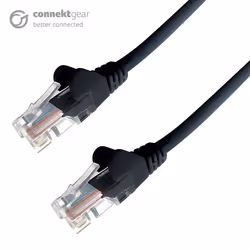 connektgear 31-0100BK, 10 m, Cat6, U/UTP (UTP), RJ-45, RJ-45