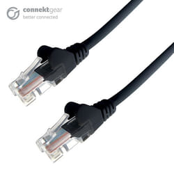 connektgear 31-0100BK câble de réseau Noir 10 m Cat6 U/UTP (UTP)