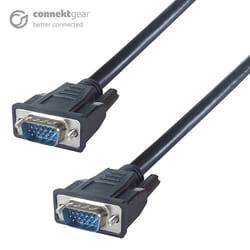 connektgear 26-0020MM câble VGA 2 m VGA (D-Sub) Noir