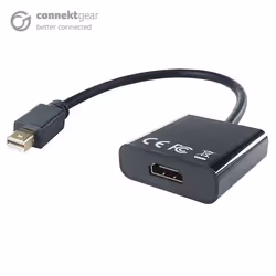 connektgear 26-0705, 0,22 m, Mini DisplayPort, HDMI, Mâle, Femelle, Or