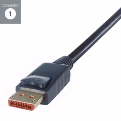 connektgear 26-6100/8K câble DisplayPort 10 m Noir