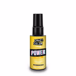 CRAZY COLOR Power Pigment Yellow 50ml, Jaune, Yellow, Unisexe, 50 ml, Cheveux colorés, Spray