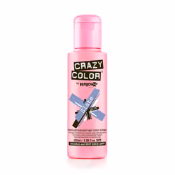 CRAZY COLOR Slate 100 ml, Bleu, Slate, Unisexe, 100 ml, Tous types de cheveux, Bouteille