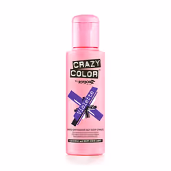 CRAZY COLOR Violette 100 ml, Violet, Violette, Unisexe, 100 ml, Tous types de cheveux, Bouteille