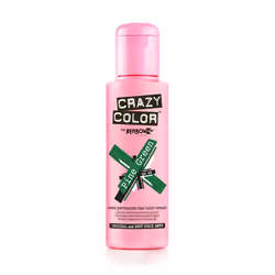 CRAZY COLOR Pine Green 100 ml, Vert, Pine Green, Unisexe, 100 ml, Tous types de cheveux, Bouteille