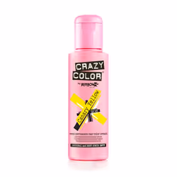 CRAZY COLOR Canary Yellow 100 ml, Jaune, Canary Yellow, Unisexe, 100 ml, Tous types de cheveux, Bouteille