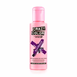 CRAZY COLOR Bordeaux 100 ml, Rouge, Bordeaux, Unisexe, 100 ml, Tous types de cheveux, Bouteille